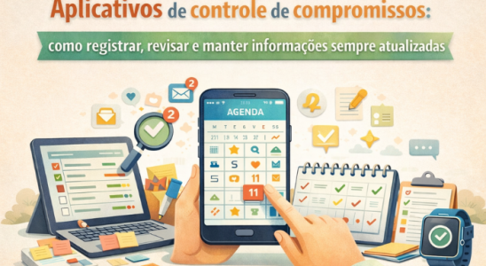 Aplicativos de controle de compromissos