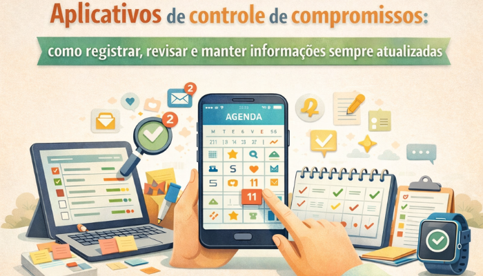Aplicativos de controle de compromissos