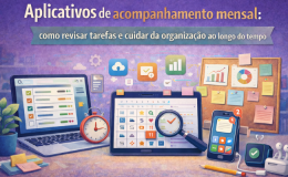 Aplicativos de acompanhamento mensal