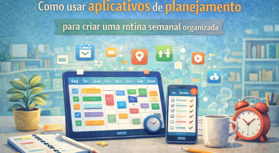 Como usar aplicativos de planejamento