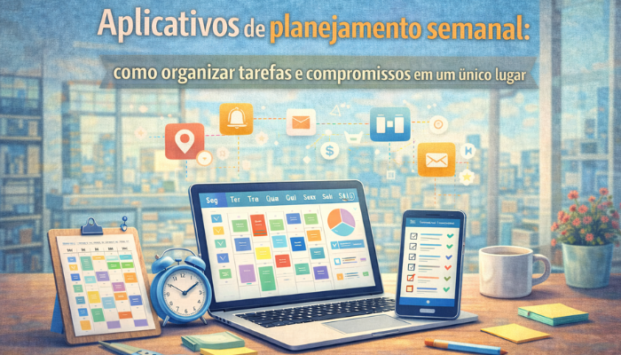 Aplicativos de planejamento semanal