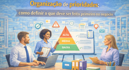 Organização de prioridades