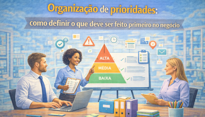 Organização de prioridades