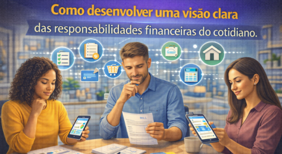 responsabilidades financeiras do cotidiano