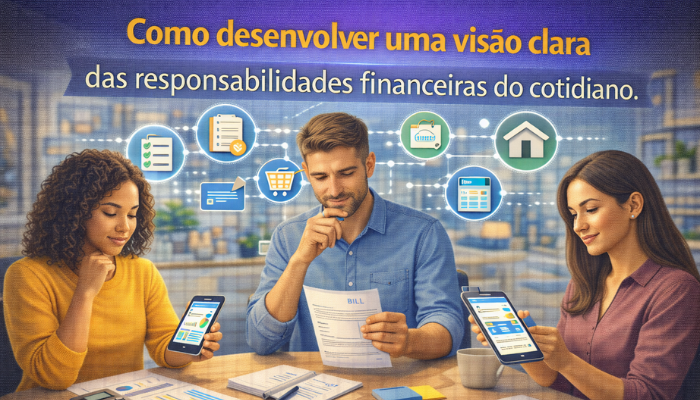 responsabilidades financeiras do cotidiano