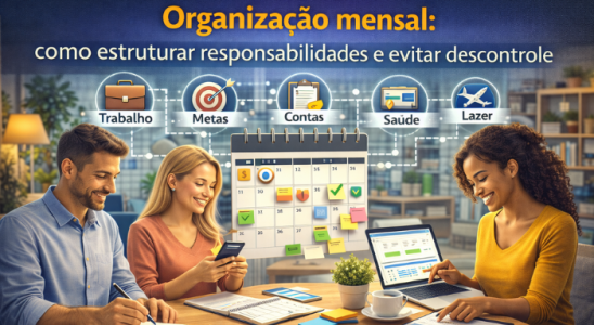 Organização mensal