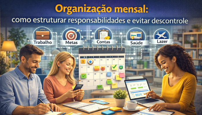 Organização mensal